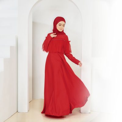 Amanda Dress Chili Red